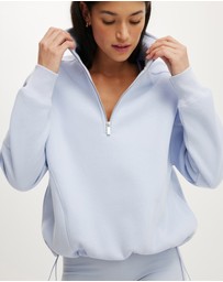 Cotton On Body Active - Plush Half Zip Sweatshirt