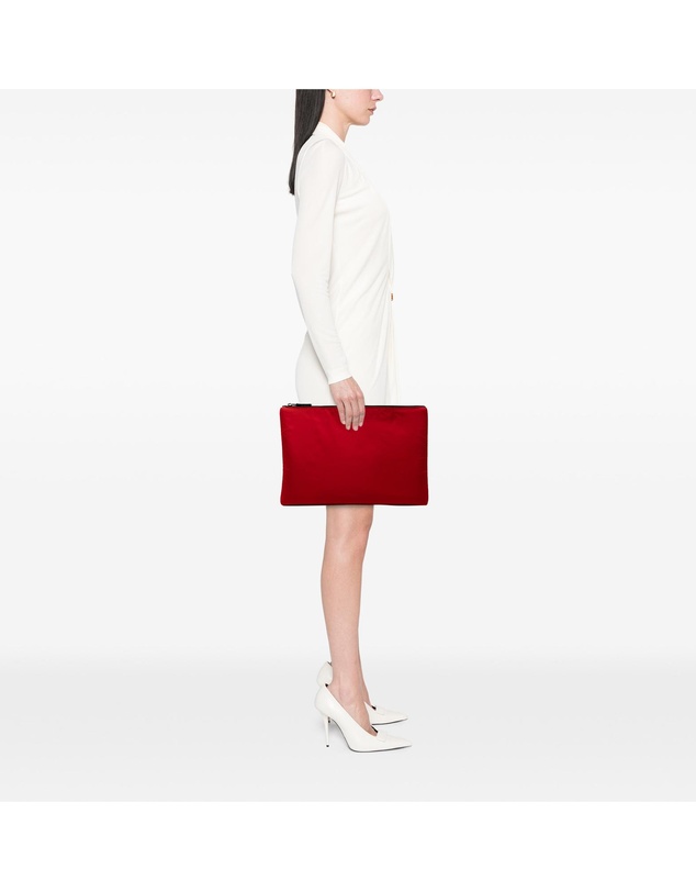 Pre-Loved by Azura Reborn - Pre-Loved Tessuto Soft Zip Clutch