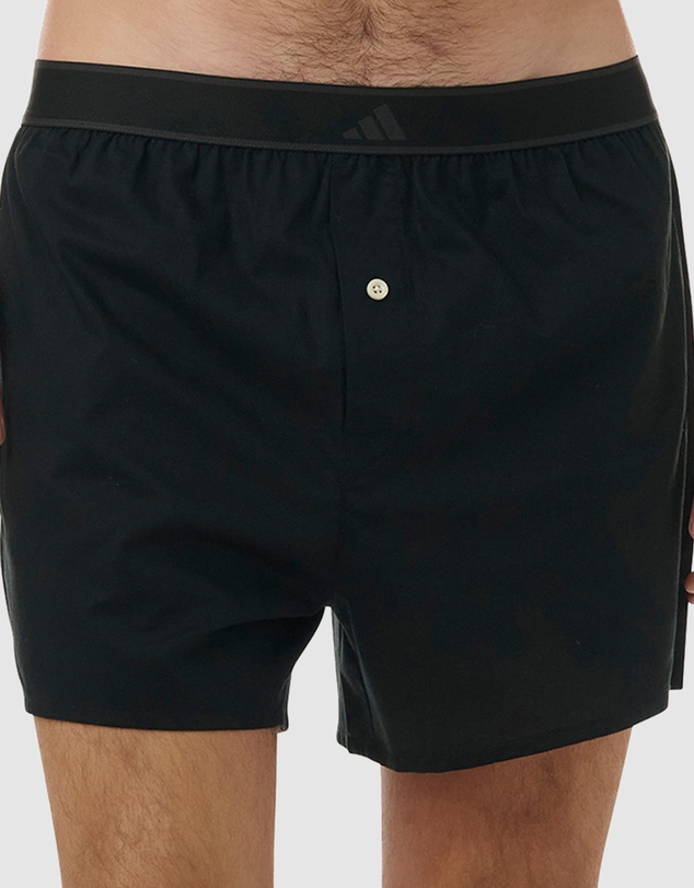 adidas Sportswear - 2 Pack Active Woven Cotton Boxer Underwear