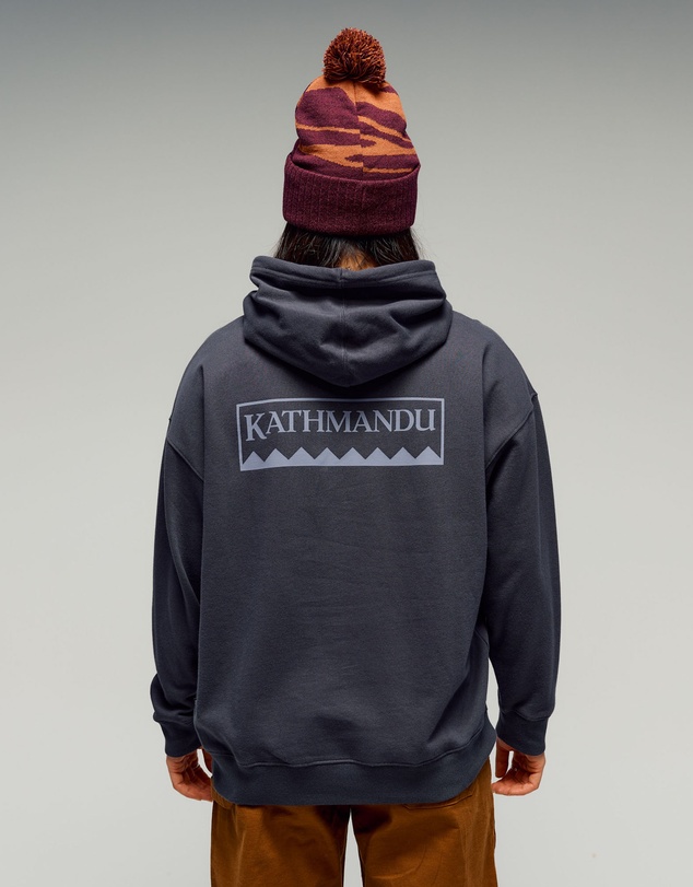 Kathmandu - Heritage Logo Slouchy Brushed Hoodie