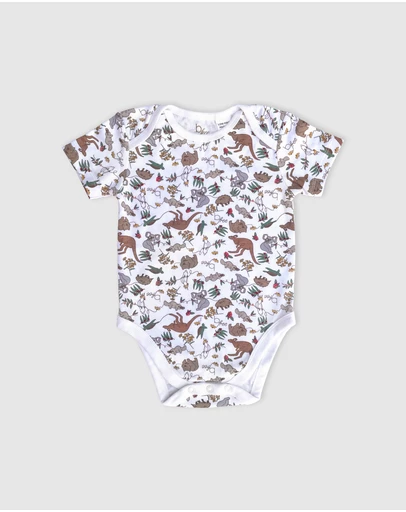 B Free Intimate Apparel - 100% Organic Short Sleeve Bodysuit - Baby & Toddler