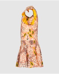 Like FLO - Papaya Print Dress - Kids-Teens