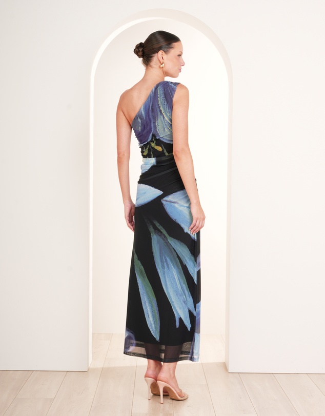Pilgrim - Paris Printed Mesh Maxi Dress
