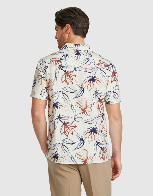 Tarocash - Saros Viscose Floral Shirt
