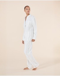 Gingerlilly - Amelie Stripe Cotton Long PJ set