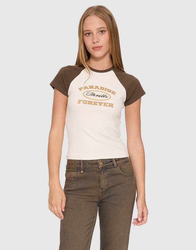 Thrills - Last Stop Raglan Club Tee