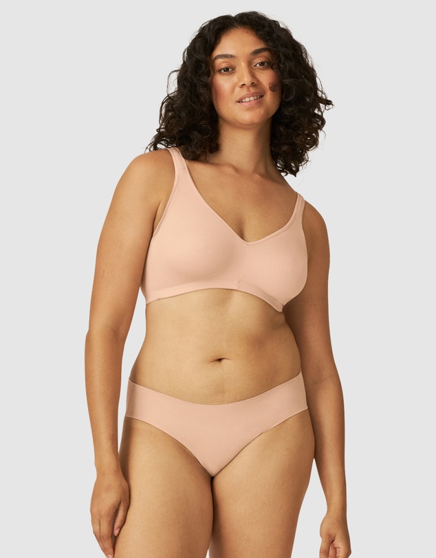 Naturana - Elasticup 'Perfect Fit' Moulded Wirefree Fits B-D cup Bra