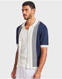 Academy Brand - Jackson Stripe Knit SS Shirt