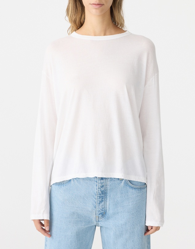 Bassike - Slouch Superfine Long Sleeve T-Shirt