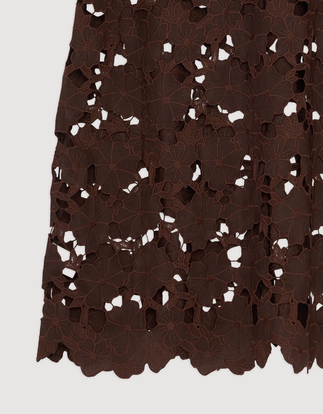 Revibe - Repaired Minima Esenciales Maeve Embroidered Mini Shirt Dress - AU 12