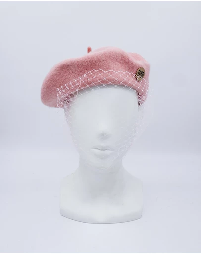 FORD MILLINERY - NIKKI Beret with veil