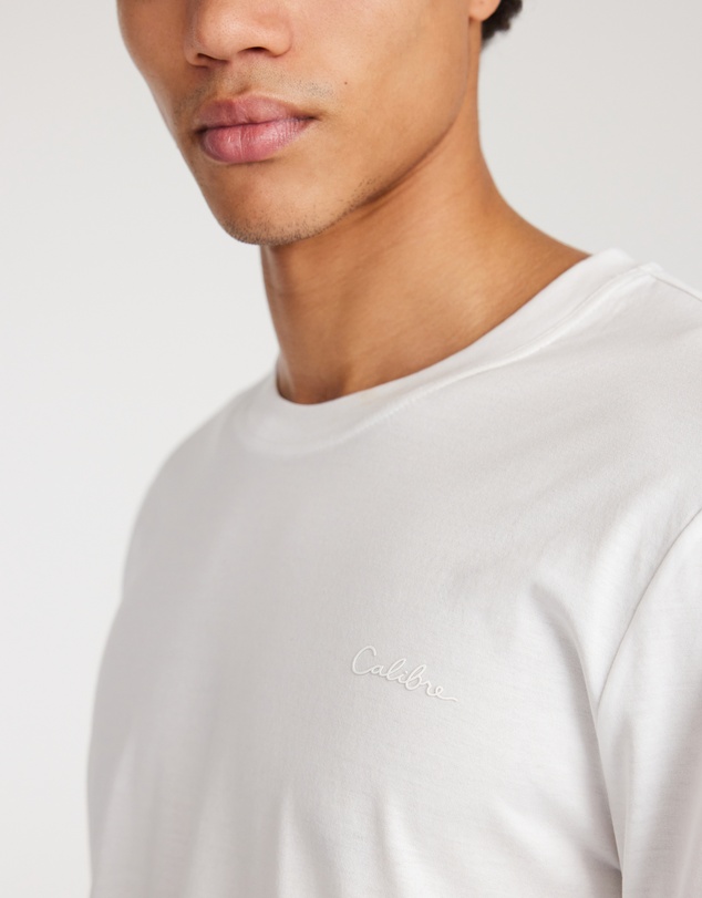 Calibre - Long Sleeve Jersey Crew White