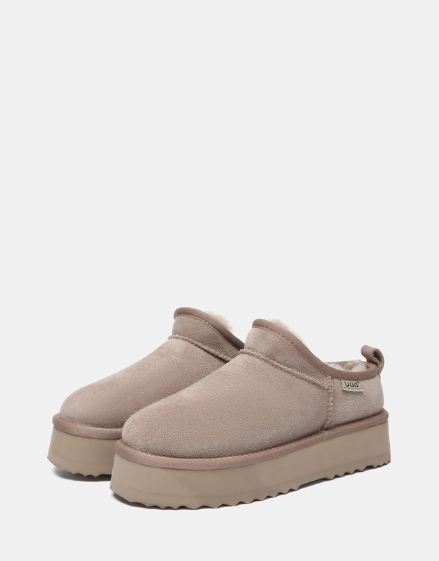 EVERAU - Australian Shepherd Ugg Nano Classic Platform Cow Suede Upper UGG Boots