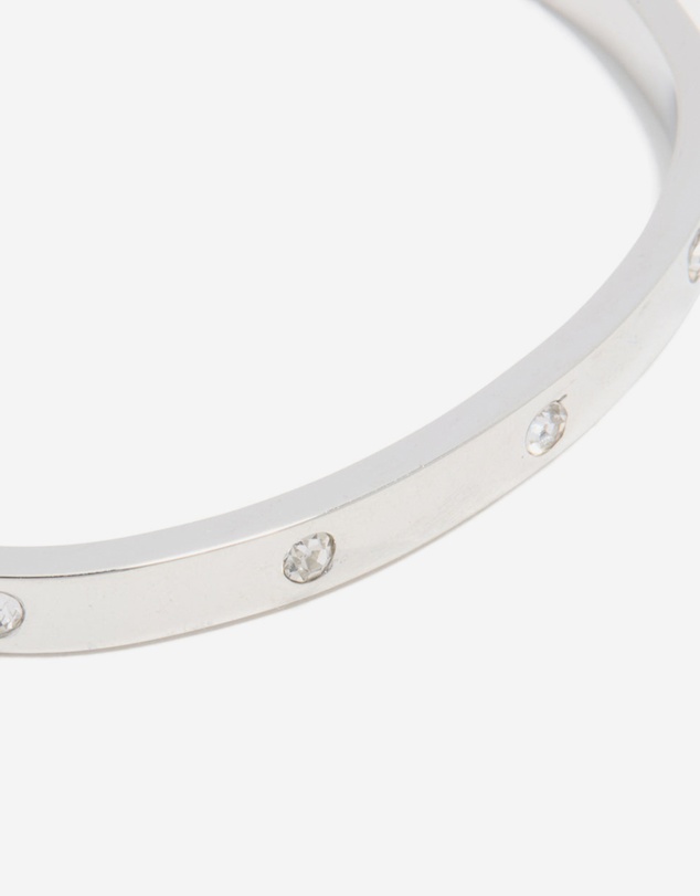 Lovisa - Waterproof Stainless Steel Diamante Hinged Bangle