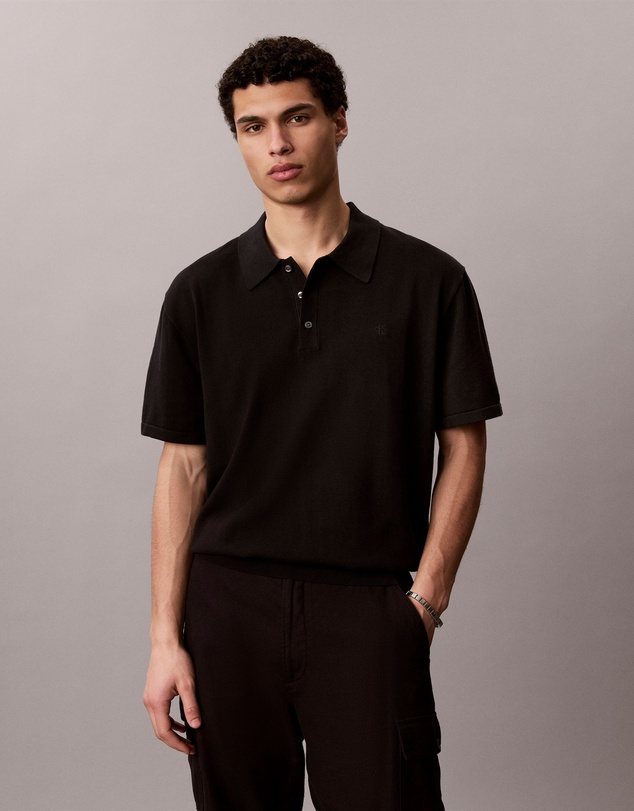 Calvin Klein - Supima Cotton Polo Sweater