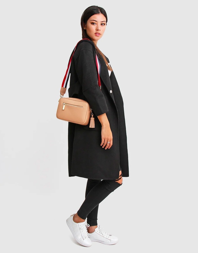Belle & Bloom - Walk This Way Wool Blend Hooded Coat