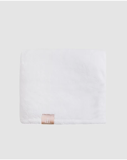 Silk Oil of Morocco - Silk Oil of Morocco x Emilee Hembrow Luxe Microfibre Argan Infused Hair Towel Wrap - White