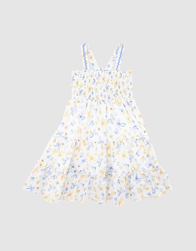 Bebe by Minihaha - Libby Tiered Butterfly Dress - Kids