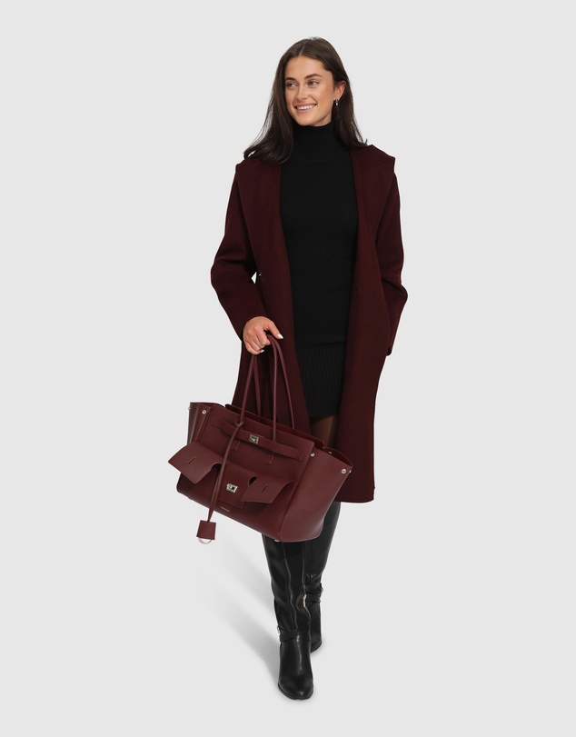 Belle & Bloom - Walk This Way Wool Blend Oversized Coat