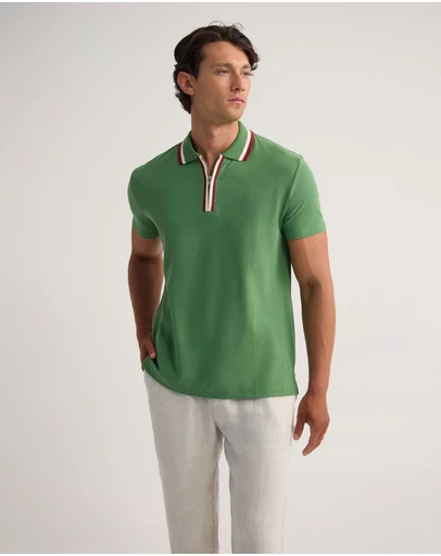 Oxford - Orwell Zip Neck Polo