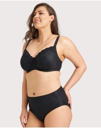 Ava & Audrey  - Ava & Audrey Jacqueline Smoothing Full Brief with Lace
