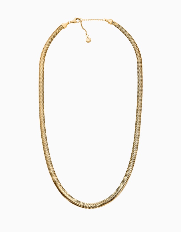Skagen - Moderne Stak Gold Tone Necklace
