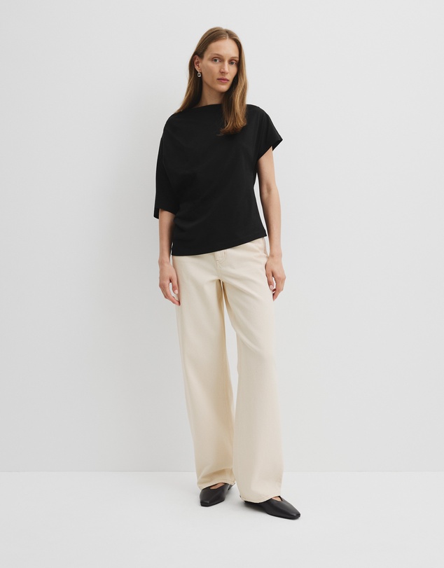 Country Road - Australian Cotton One Shoulder T-shirt