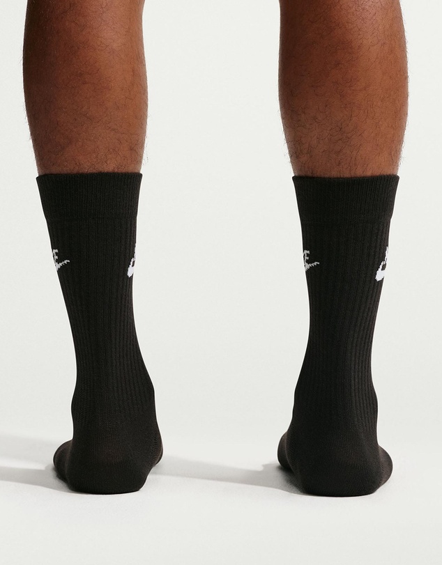 Nike - Sportswear Everyday Essential 3-Pack Crew Socks - Unisex