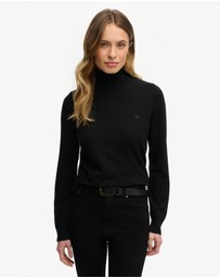 Superdry - Classic Turtle Neck Slim Fit Jumper