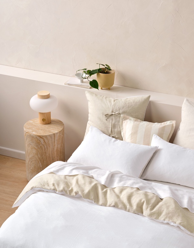 Linen House - Nimes Duet Pure Linen Quilt Cover Set