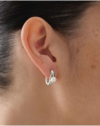Najo - Tropica Silver Pearl Earring