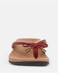 Vionic - Bella Toe Post Sandal - Syrah