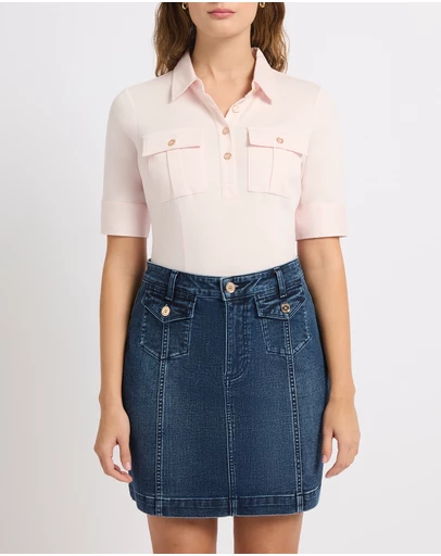 Marcs - Harriet Mercerised Cotton Polo