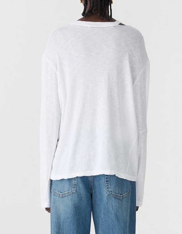 Bassike - Raw Cut Out LS T-Shirt