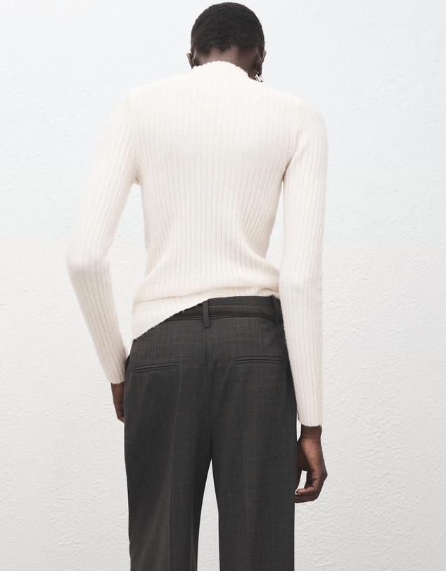 M.N.G - Knitted Sweater With Perkins Neck