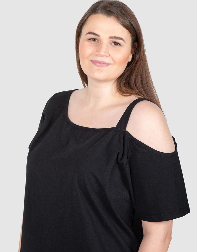 Love Your Wardrobe - Asymmetrical One Shoulder Tee