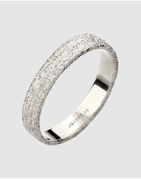 Kuzzoi - ICONIC EXCLUSIVE - Ring Male Band Structured 925 Sterling Silver