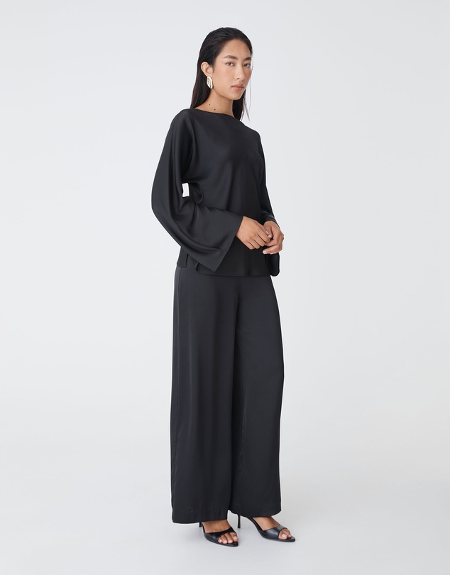 Forcast - Asma Satin Bias Cut Top