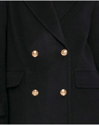 Belle & Bloom - Harbour Military Wool Blend Pea Coat