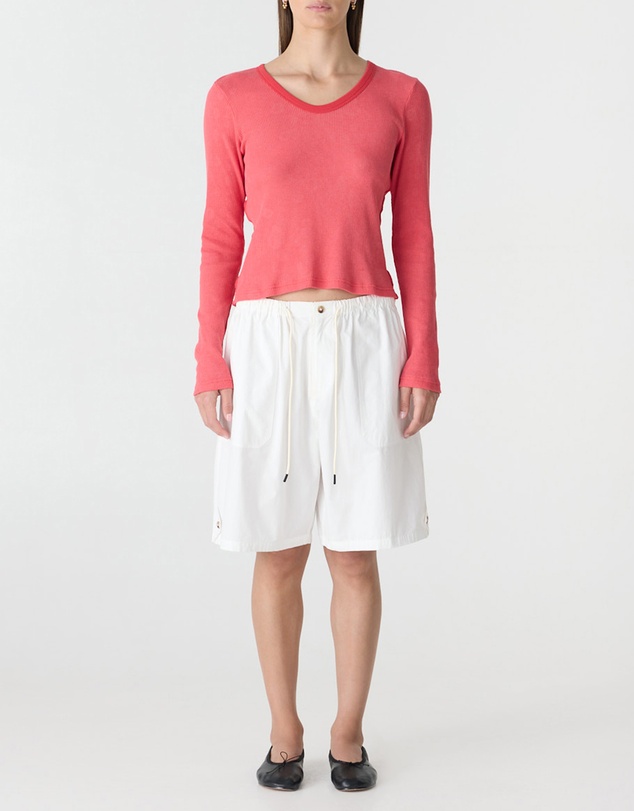 Bassike - Crushed Cotton Workwear Shorts