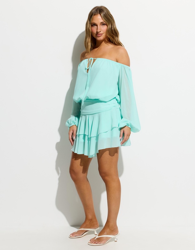 Dazie - Ramona Off Shoulder Mini Dress