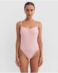 Pinky & Kamal - Ruched Leotard