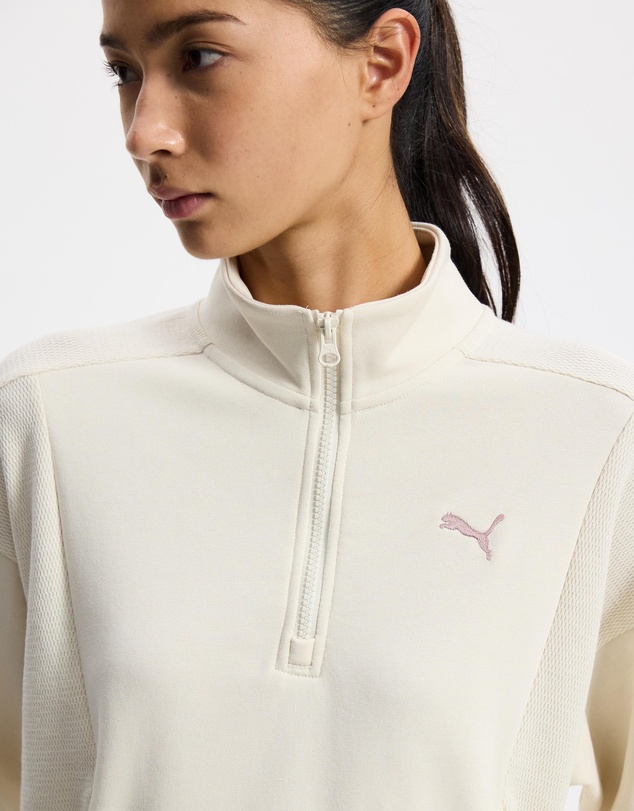 Puma - Class Relaxed Half-Zip Crew