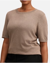 Forever New Curve - Maisie Curve Short Sleeves T-shirt
