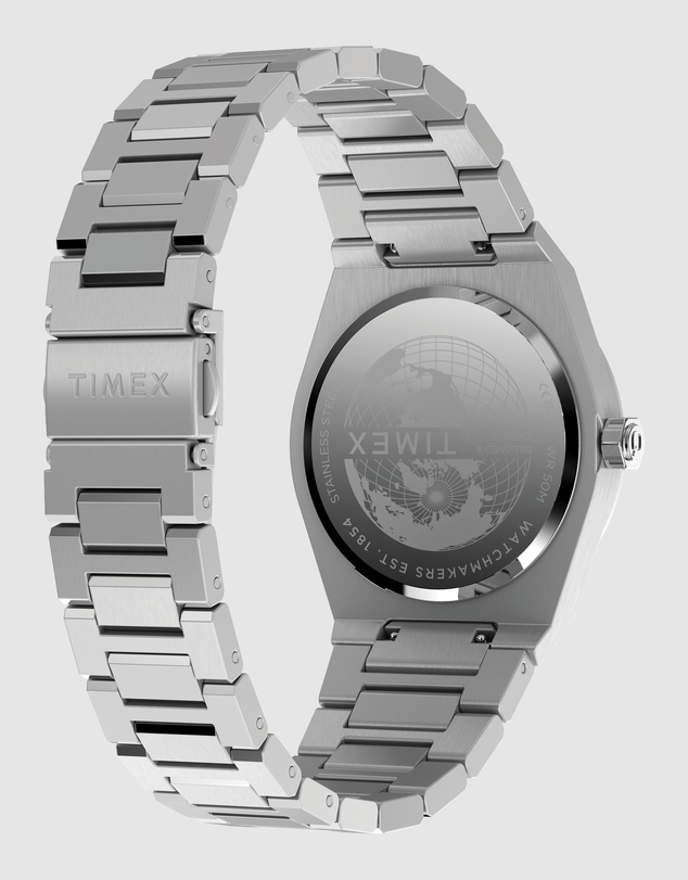 TIMEX - Q Timex Marbella 40.5mm Stainless Steel Bracelet Watch
