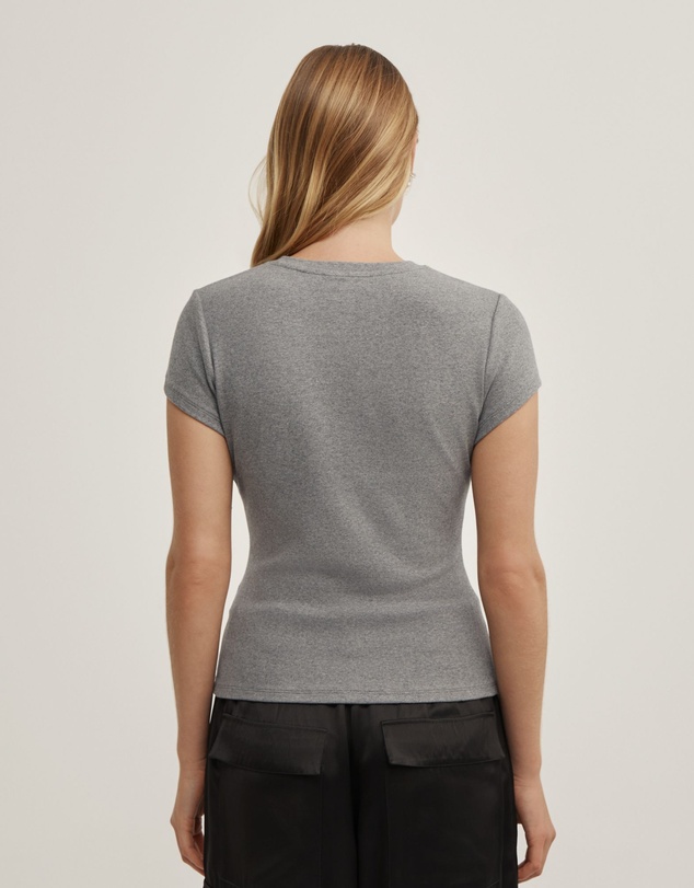 Witchery - High V-neck T-shirt