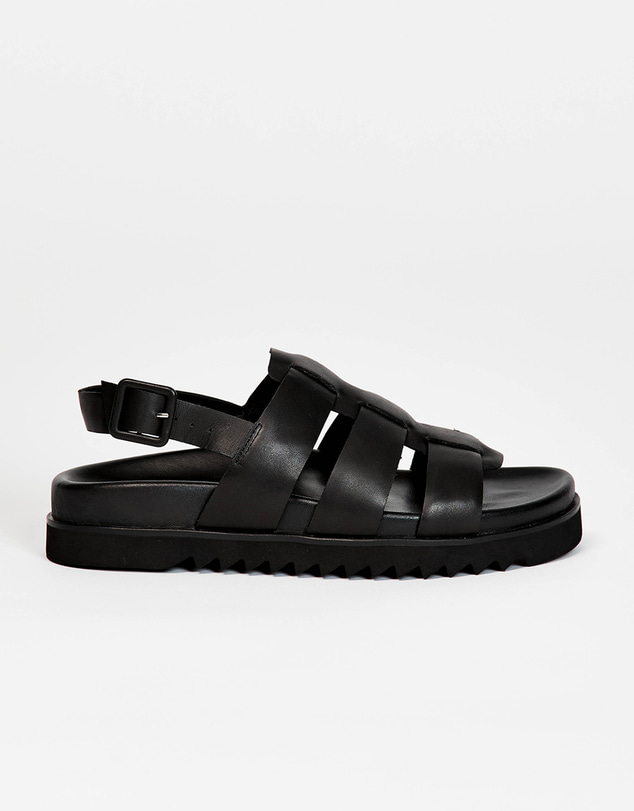 bul - Pandanus Sandal Black