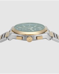 Fossil - Everett Two Tone Chronograph Watch