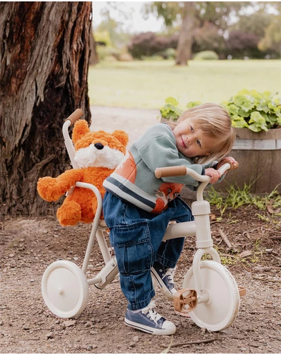 Fox & Finch - Indigo Pull On Cargo Jeans - Babies