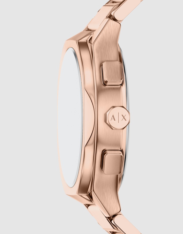 Armani Exchange - Rose Gold Chronograph Watch